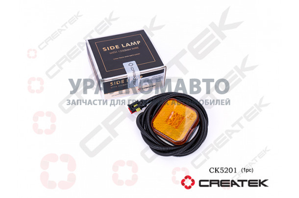 Фонарь габаритный боковой C7H,T5G  CREATEK