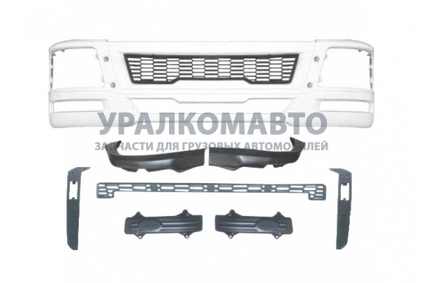 бампер F3000 пластик белый высокий SHAANXI DZ93189932130